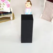 4*4*10,2 см черная крафт-бумажная коробка Косметическая эссенция бутылка масла упаковочная коробка на заказ коробки