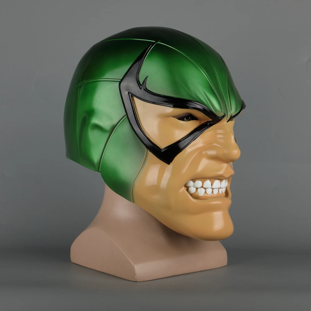 Spiderman Latex Mask PVC Scorpion Marvel Villain Masks Helmet MacDonald Mac Gargan Cosplay Prop Halloween Party (4)