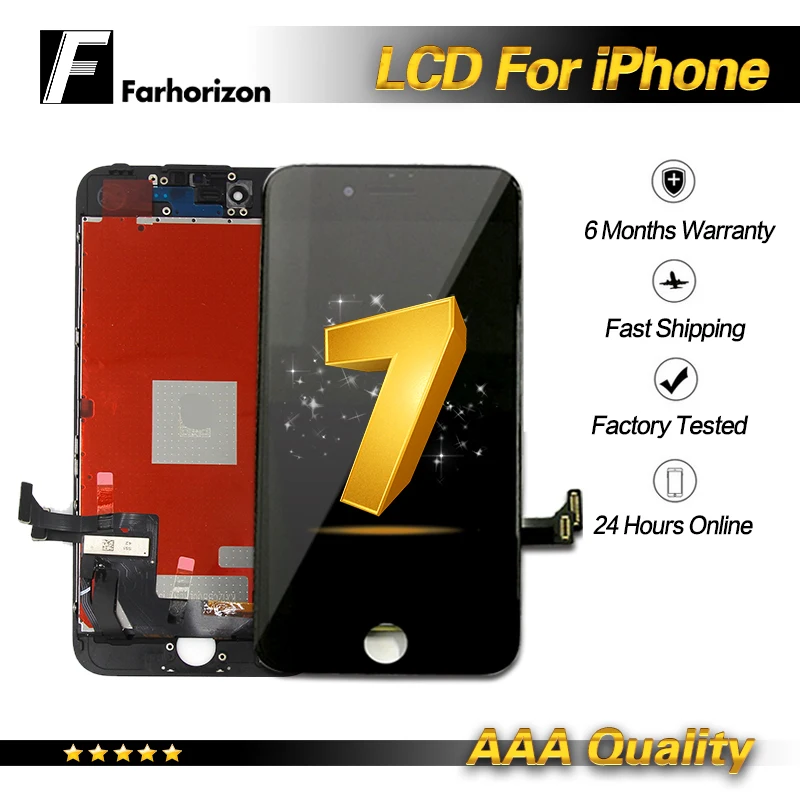 

50pc/lot For iPhone 7 LCD Replacement Tested Best working LCD Display Touch Digitizer Assembly Replacement Repair For iPhone 7