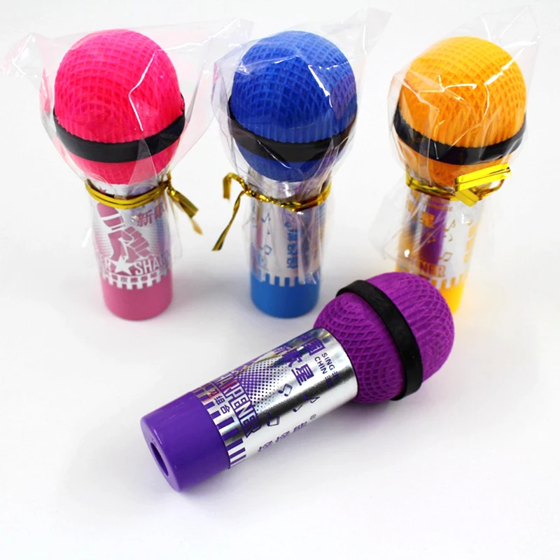 

TPR Random Color 2 Inch 1 Pencil Sharpener Clean Drawing Office Students Writing Soft Rubber Microphone Shaped Eraser