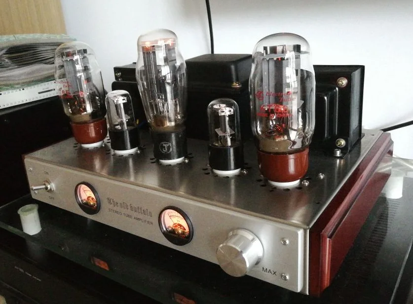 Трубчатый усилитель OldBuffalo KT66 ламповый HIFI EXQUIS с УФ метром|sound lantern|amplifier boardsound amplifier