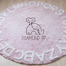 WINLIFE Северная Европа 26 Письмо напольный коврик из хлопка Детская комната напольная Подушка украшение дома открытый коврик для пикника