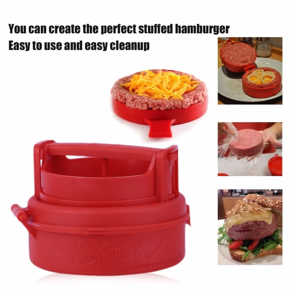 10pcs/lot New Stuffed Burger Making Press Hamburger and Meat Patties
