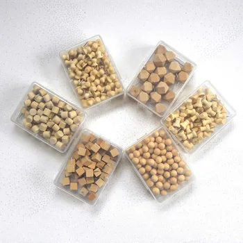 

Office Binding Supply Drawing Cork Board Broches Pushpin Nautral Round Wood School Pin Thumbtack Pins 1 Box DIY Craft Supplies