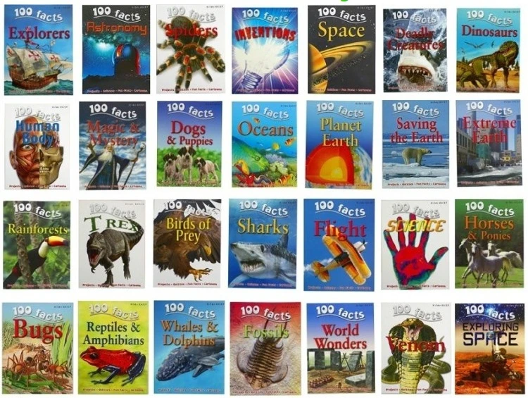 100facts Encyclopedia Animals Universe Building Etc. baby child fun