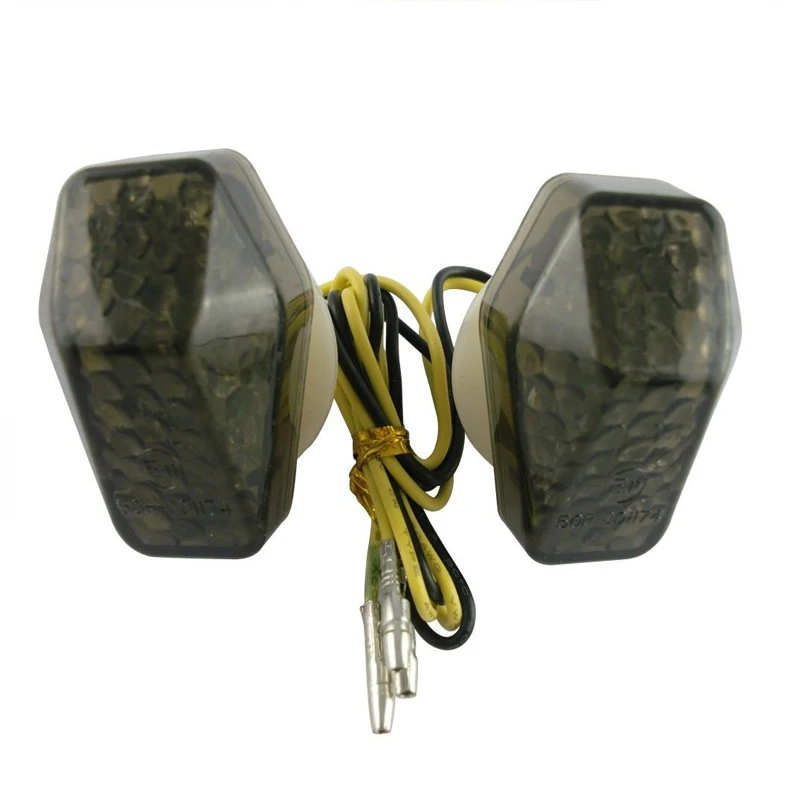 

2PCS Motorbike LED Mount Flush Blinker Indicator Tail Turn Signals Light for Suzuki GSXR 750/600 2001 2002 2003 2004 2005