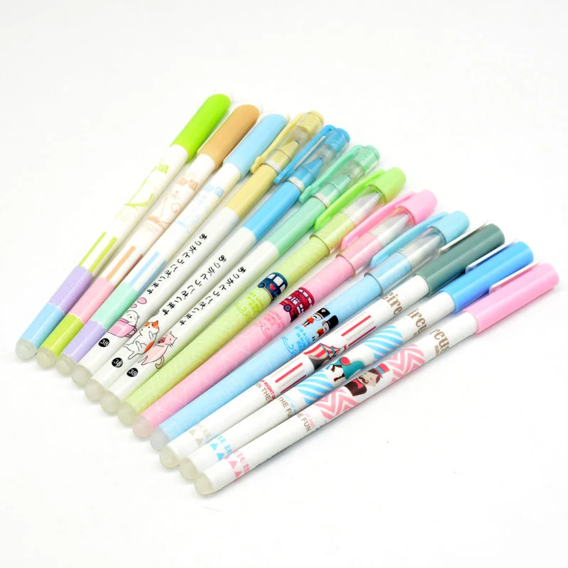 

60 pcs Lapices Gel Pen Kawaii School Supplies Erasable Pens Stylo Effacable Penna Cute Cancellabile Gelpen Boligrafo Borrable