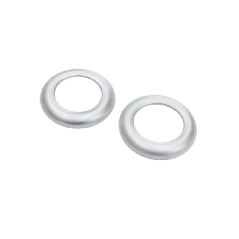폭스 바겐 골프 7 MK7 2014-2019 ABS 매트 인테리어 카시트 머리 받침 조정 커버 트림 2pcs 자동차 스타일링 액세서리