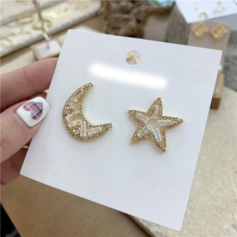 Корейские модные серьги для женщин блестящие ювелирные изделия ушей