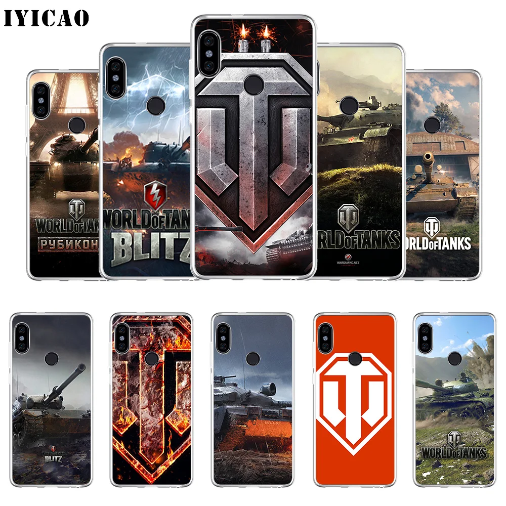 IYICAO игровой чехол World of Tanks мягкий силиконовый для телефона Xiaomi Redmi 4A 5A 6A Note 7 6 5 Pro Plus