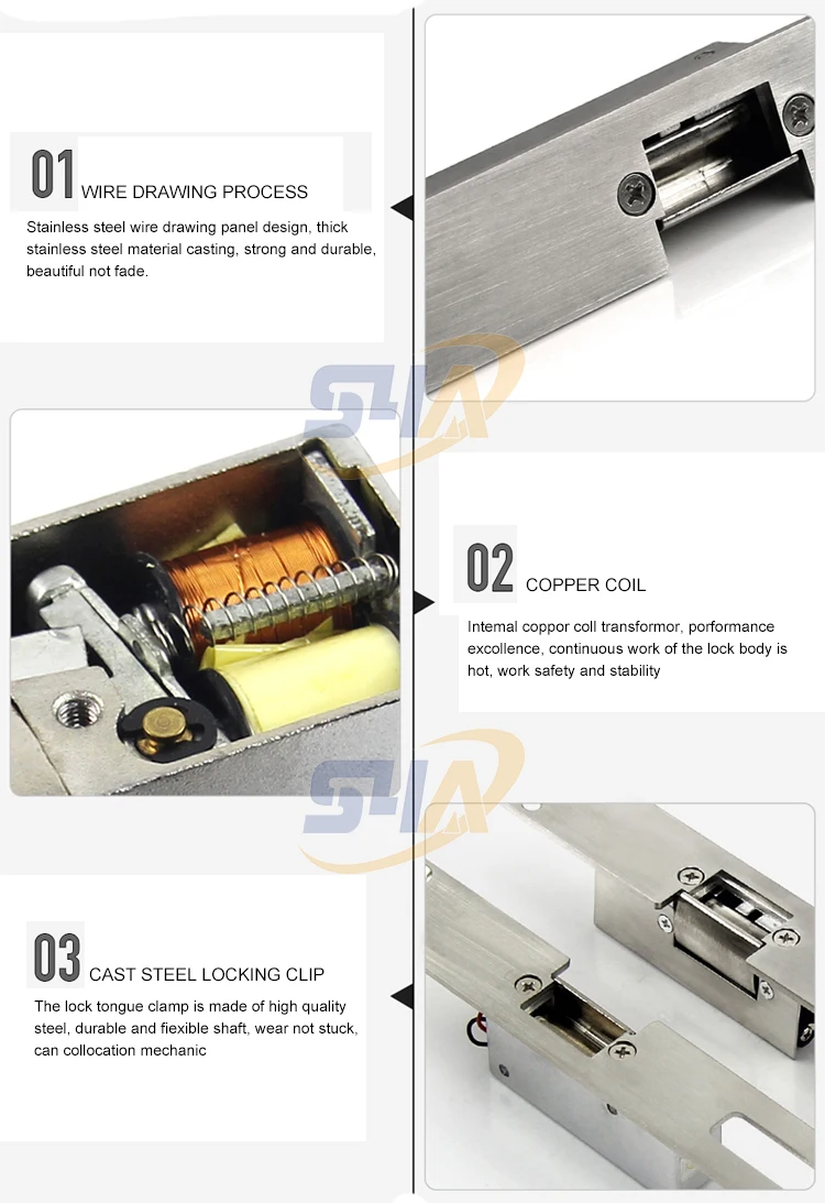 3Long-type Electric Strike