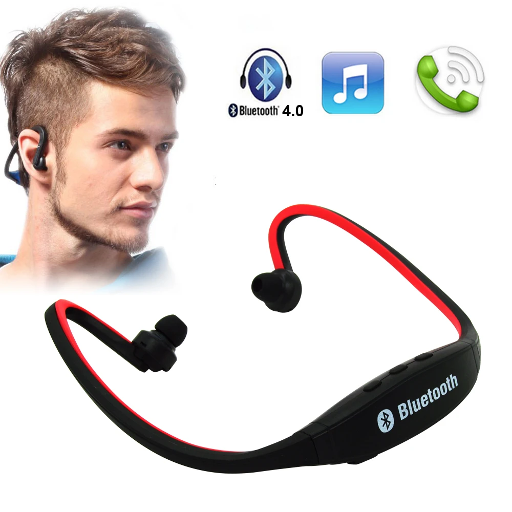 Colorful S9 Wireless Bluetooth Earphone Sport Headset Noise Cancelling Earphone With/Without TF Card Slot For iPhone Xiaomi yi bluetooth-earphones : image Colorful S9 Wireless Bluetooth Earphone Sport Headset Noise Cancelling Earphone With/Without TF Card Slot For iPhone Xiaomi yi bluetooth-earphones