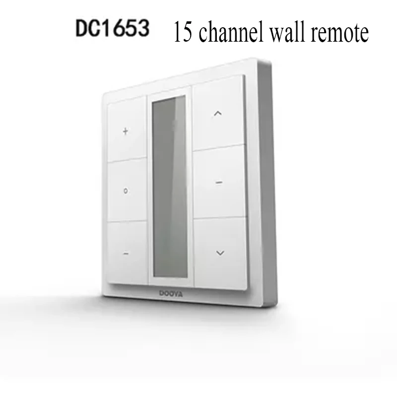

Dooya wall switch DC1653 15 CHANNEL multiple channels remote control for all tubular motor motorized curtain track