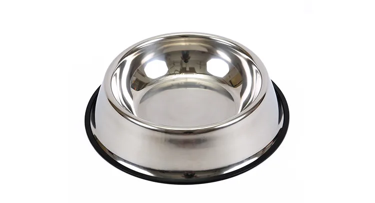 Big Volume Dog Dry Food Bowl Feeder Stainless Steel Broken Resistant Snacks Food Water Bowl Dish  (18)