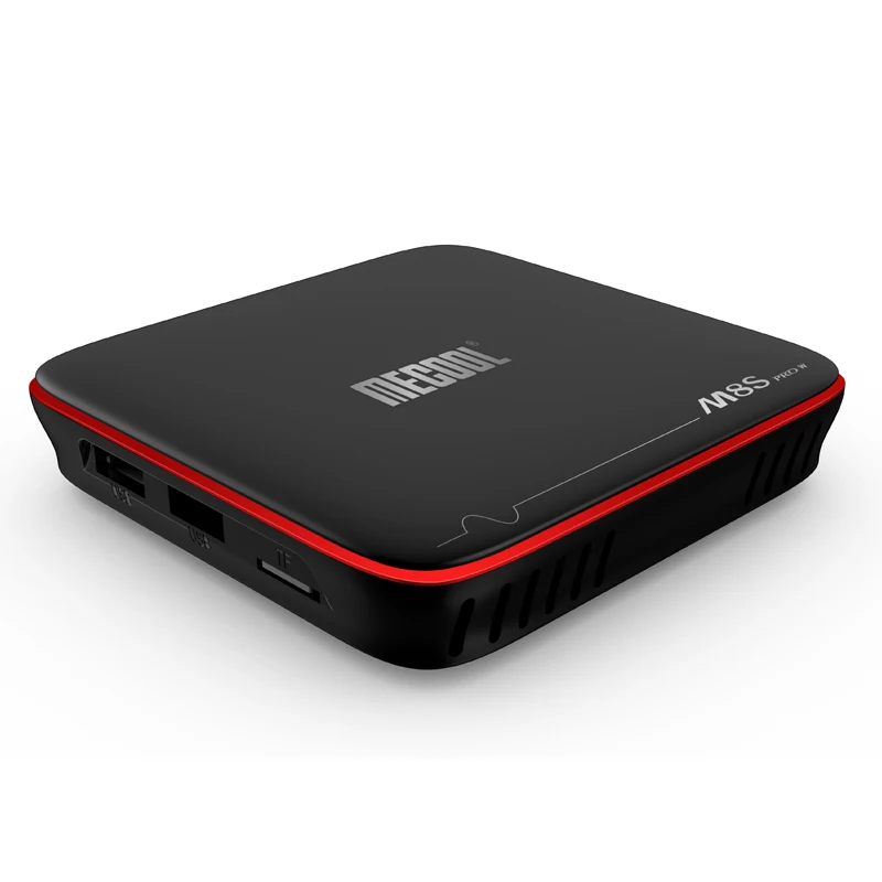 Mecool M8S PRO W Amologic S905W 2 ГБ 16 ГБ android 7,1 smart tv box 4K H.265 2,4G wifi с голосовым пультом дистанционного управления android tv