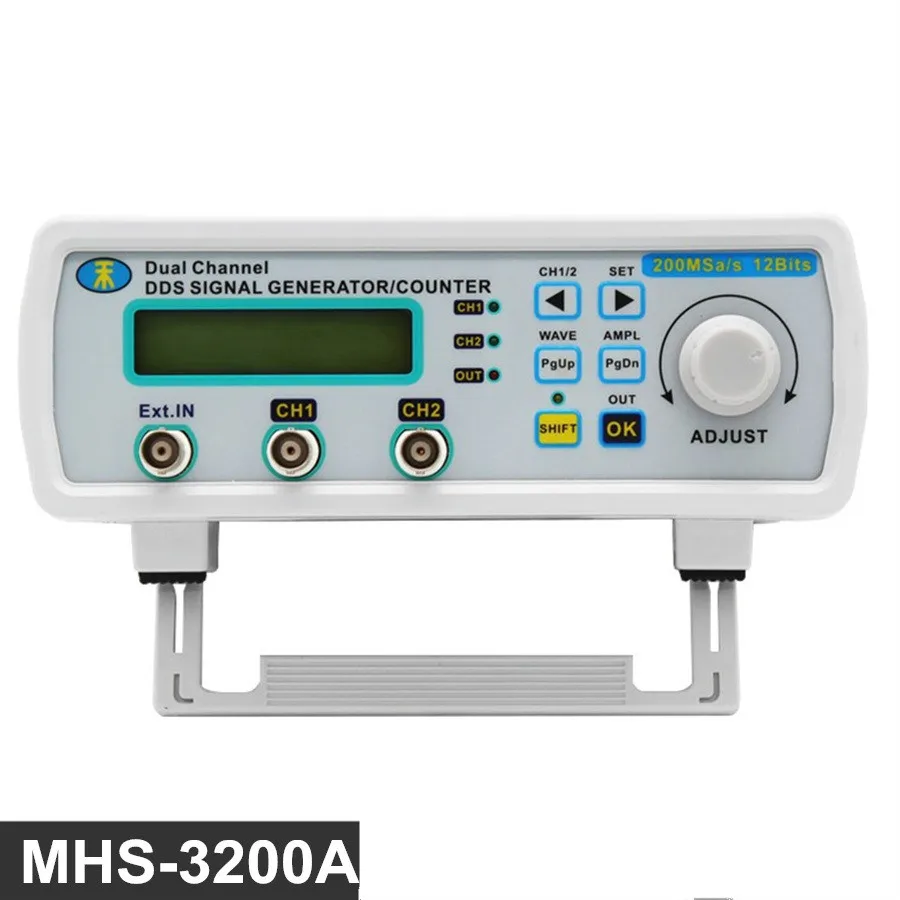 

Signal generator source frequency meter TTL wave DDS full CNC dual channel function 12MHz