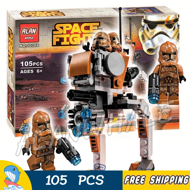 

105pcs Space Wars Geonosis Troopers Clone Universe 10368 Figure Building Kit Blocks Kid Children Toys Compatible With LegoING