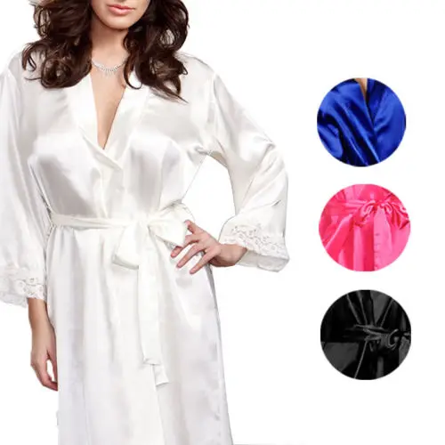 Bride Robes Sexy Long Wedding Bride Bridesmaid Robe Women Sexy Bathrobe Bridal Kimono Robe