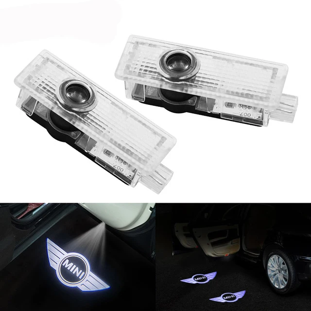 

2pcs SHDLIFE Car Door Light LED Logo Welcome Light For BMW Mini Cooper One S R55 R57 R58 R59 R60 Clubman Countryman JCW F55 F56