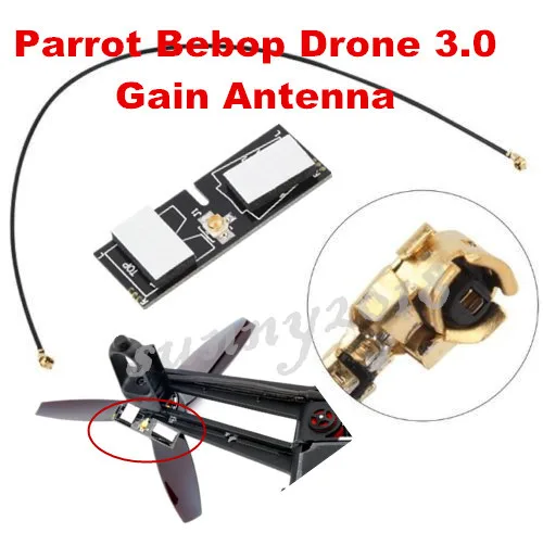 

Parrot Bebop Drone 3.0 Quadcopter PCB Dual-frequency High Gain Antenna Aerial great improve FPV signal and range