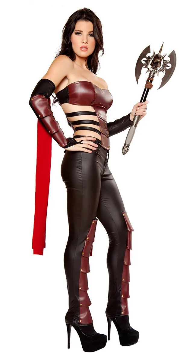 Sexy Warrior Costume Women Halloween Adult Warrior Cosplay Party Costume - Sexy  Costumes - AliExpress