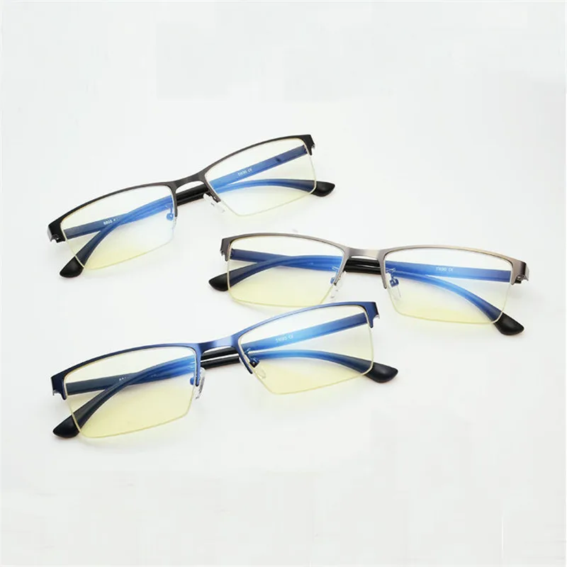

MINCL/hot nti-blue Light Glasses Women Men Computer Glasses Anti Radiation TV Eyeglasses Metal Optical Frame Square Eyewea FML