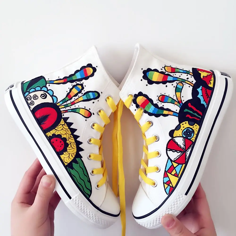 Women\u0027s Shoes Fashion Design 2018 Summer Doodle Casual Shoes