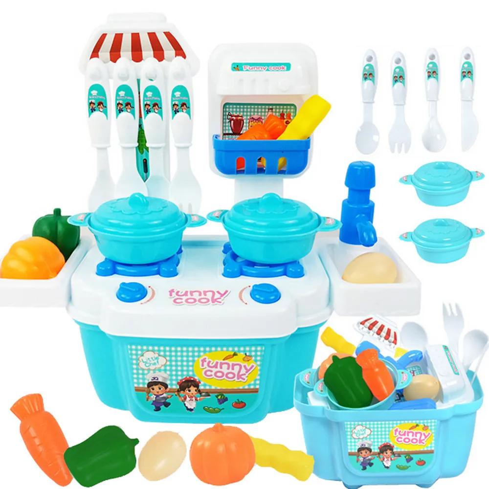Кухонные Игрушки, Игрушки для девочек, 1 набор, детские игрушки для девочек, ролевые игры, мини-моделирование, кухонная посуда, кухонная посуда, Детская кухня