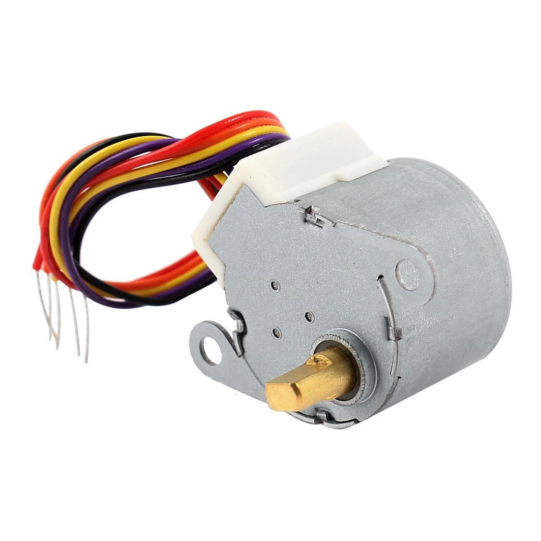 

SHGO Hot DC 12V CNC Reducing Stepping Stepper Motor 0.6A 10oz.in 24BYJ48 Silver