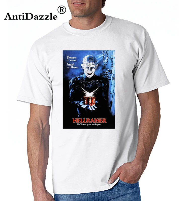 Hellraiser 172 т рубашка Pinhead Клайв Баркер 80 s культовый фильм ужасов Высокое качество
