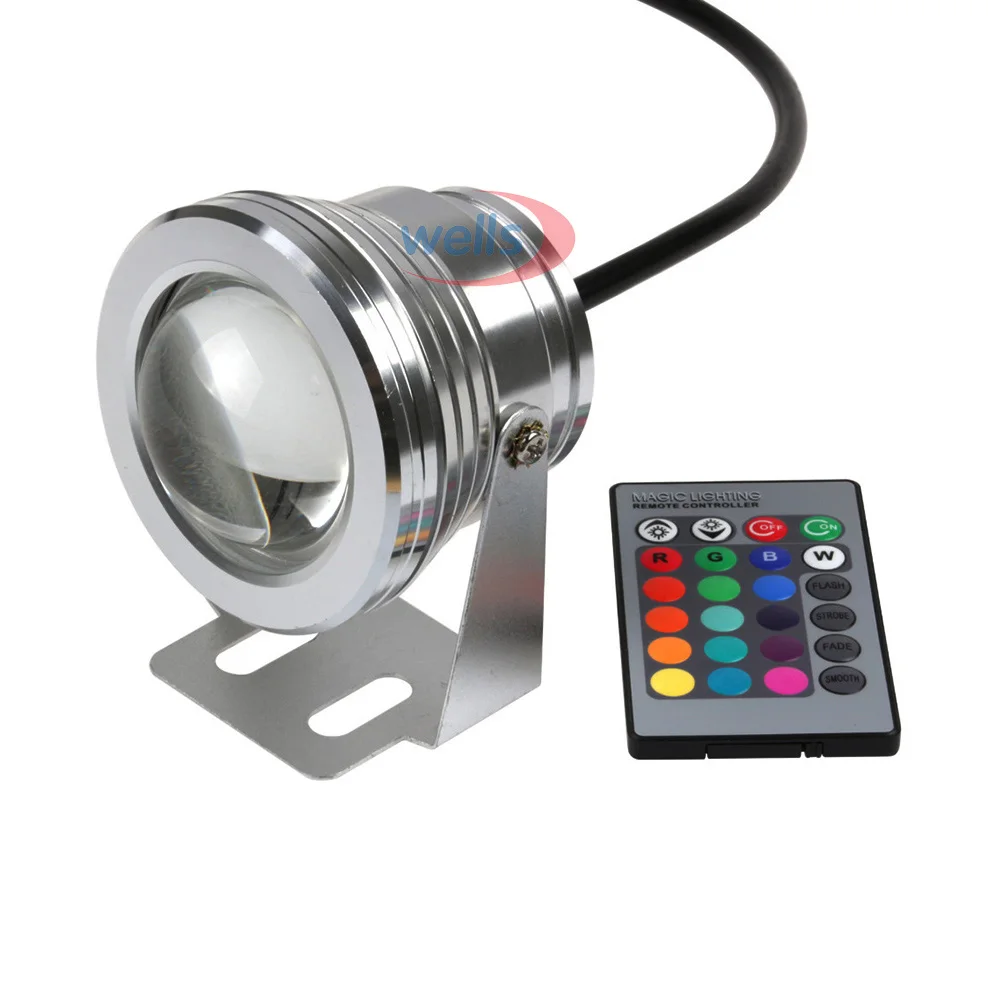 

10W LED Outdoor Lamp IP67 Underwater RGB/white/warm white LED Spot Light Color Changing Flood Light for Garden light