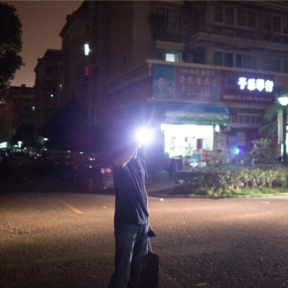 SHENYU Мини супер яркий тактический флэш-светильник масштабируемый водонепроницаемый перезаряжаемый фонарь светильник для охоты, туризма, кемпинга и т. д