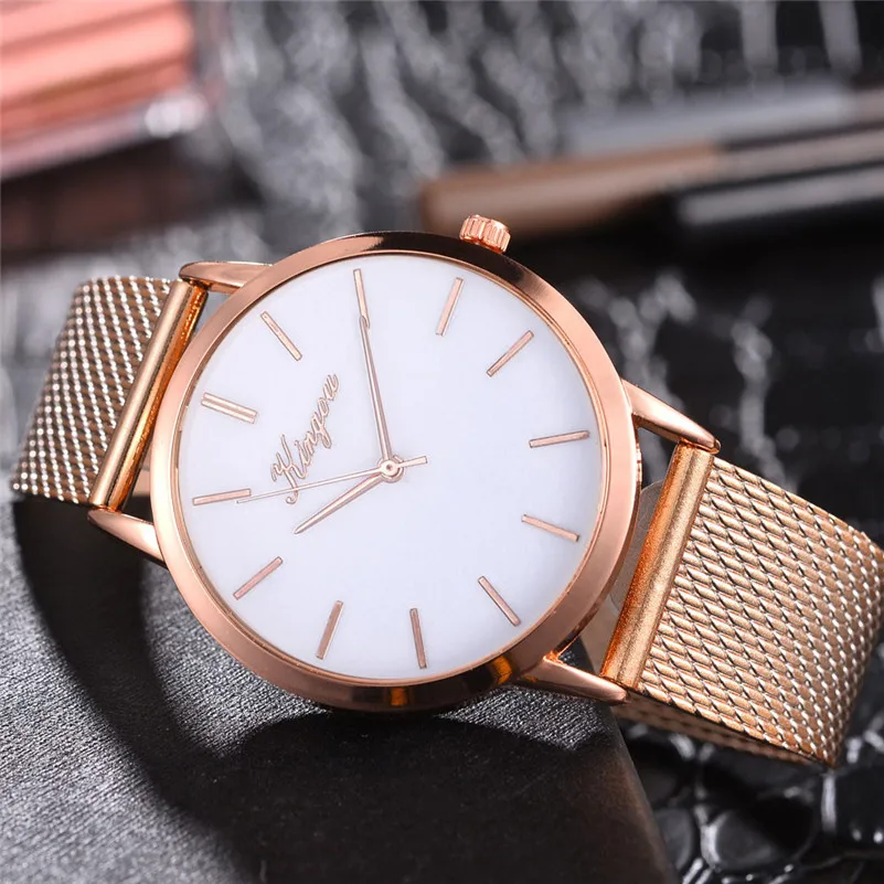 Роскошные для женщин часы модный кварцевый силиконовый ремешок наручные часы розовое золото черный повседневное для женщин браслет часы reloj mujer/C