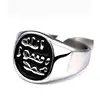 zkd  islam muslim Prophet Muhammad  stainless steel ring  , Islam Allah messenger ring  jewelry 2
