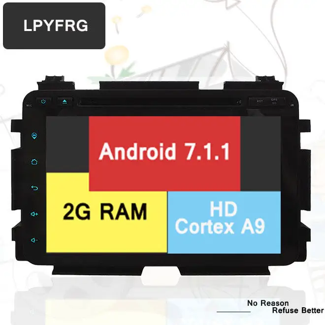 Sale Android 9.0 In dash 2 Din  Car PC DVD Player Fit For HONDA HRV HR-V VEZEL 13-17 with Radio Audio Bluetooth GPS Navigation 1