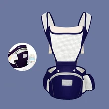Cotton Air Mesh Baby Carrier Backpack Hipseat Breathable Easy Travel Ergonomic Newborn Sling Kids Kangaroos Waist Seat
