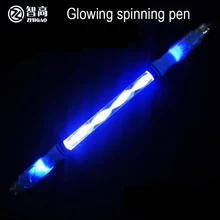 Zhigao Glowing spinning pen for school supplies stationery markers pen Rotate to scroll multi function pen