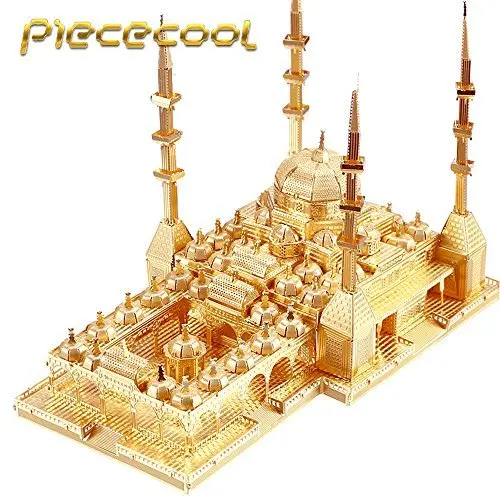 

PIECECOOL 3D Metal Assembling Puzzle of "The Heart of Chechnya Mosque" DIY Toys Collection Beneficial wisdom P060-G 2 sheets