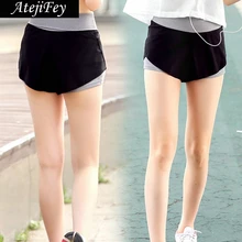 Горячие сексуальные женские спортивные шорты для йоги фитнес шорты для бега на открытом воздухе тренировки эластичные летние шорты удобные для женщин