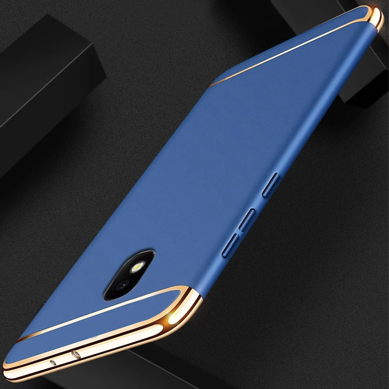 YonLinTan etui чехол для samsung Galaxy j7 2017 j7pro j730 Роскошный 360 на заднюю панель телефона