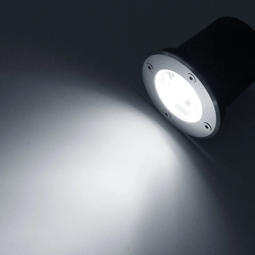 1 шт. 1 Вт 3 Вт 5 Вт светодиодный подземный светильник IP65 Водонепроницаемый 85-265 в наружный погребенный светильник лампа для наземного сада дорожка пол Двор Пейзаж - Испускаемый цвет: Холодный белый