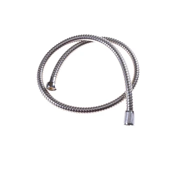 

good quality 1PCS Flexible Shower Hose Chrome Bathroom Water Head Showerhead Pipe 1m Stainless Steel Plumbing Hoses