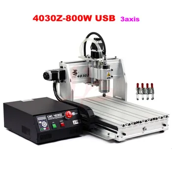 

Russia no tax!! Mini CNC Router 4030 USB 3 axis cnc router with 800w spindle and USB port