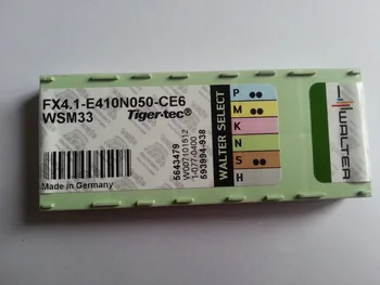 

WALTER 10PCS CARBIDE INSERT FX4.1-E410N050-CE6 WSM33