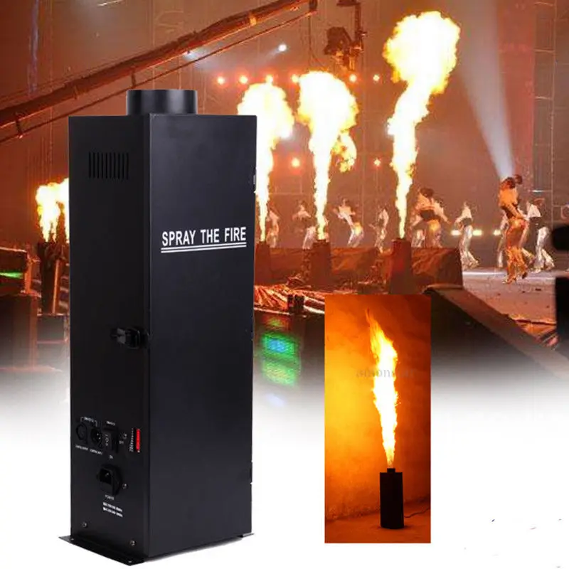 

(Ship From USA) 200W DMX Fire Projector Flame Sprayer Thrower DJ Band Stage Machine Show Party