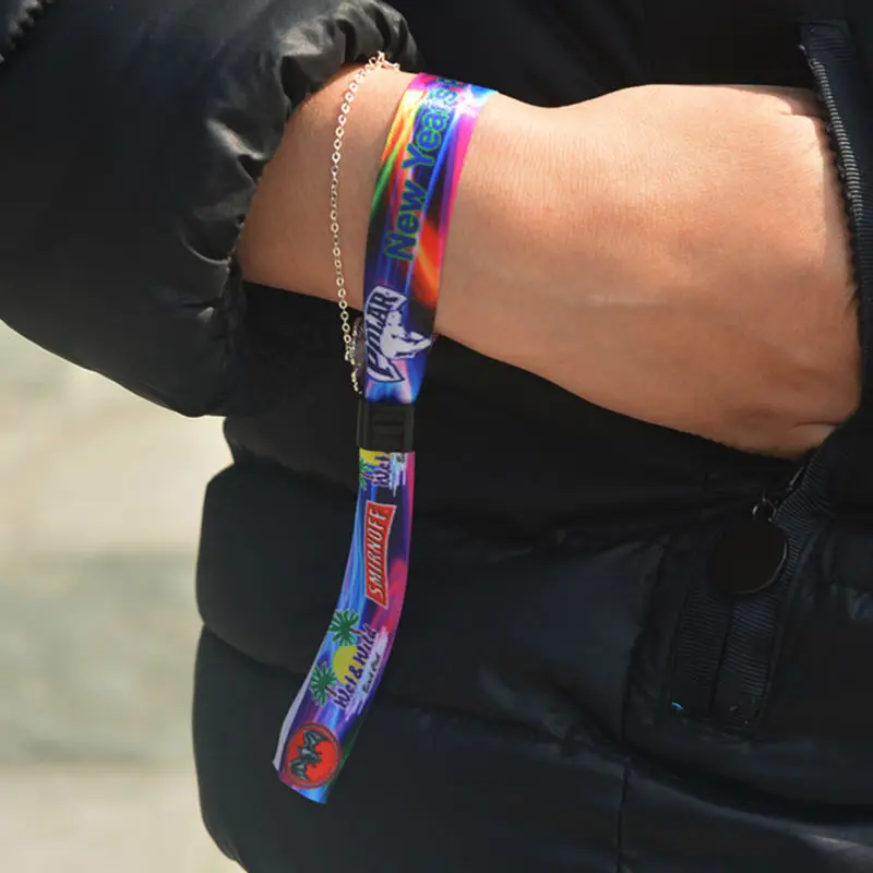 Fabric Ribbon Custom Charm Event/wedding Bracelet For Diy Smart