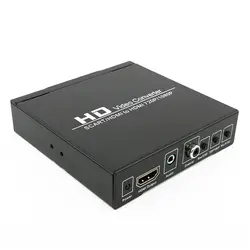 SCART К HDMI конвертер Full HD 1080p Видео Аудио конвертер HDTV для XBox ЕС Plug Upscaler AV PAL NTSC сигнала адаптер HD получить