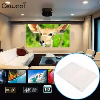 

Portable Soft Foldable 74 inch Ratio Polyester screen for projector Film PVC Home Theater HD Courtyard Projection Screen