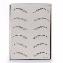 10 шт. для практики перманентного макияжа кожи бровей татуировки практики поддельной кожи, обучение постоянный макияж материалы для кожи