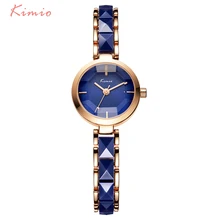 Kimio Brand font b Women b font font b Watch b font Ladies Imitation Ceramic Gold